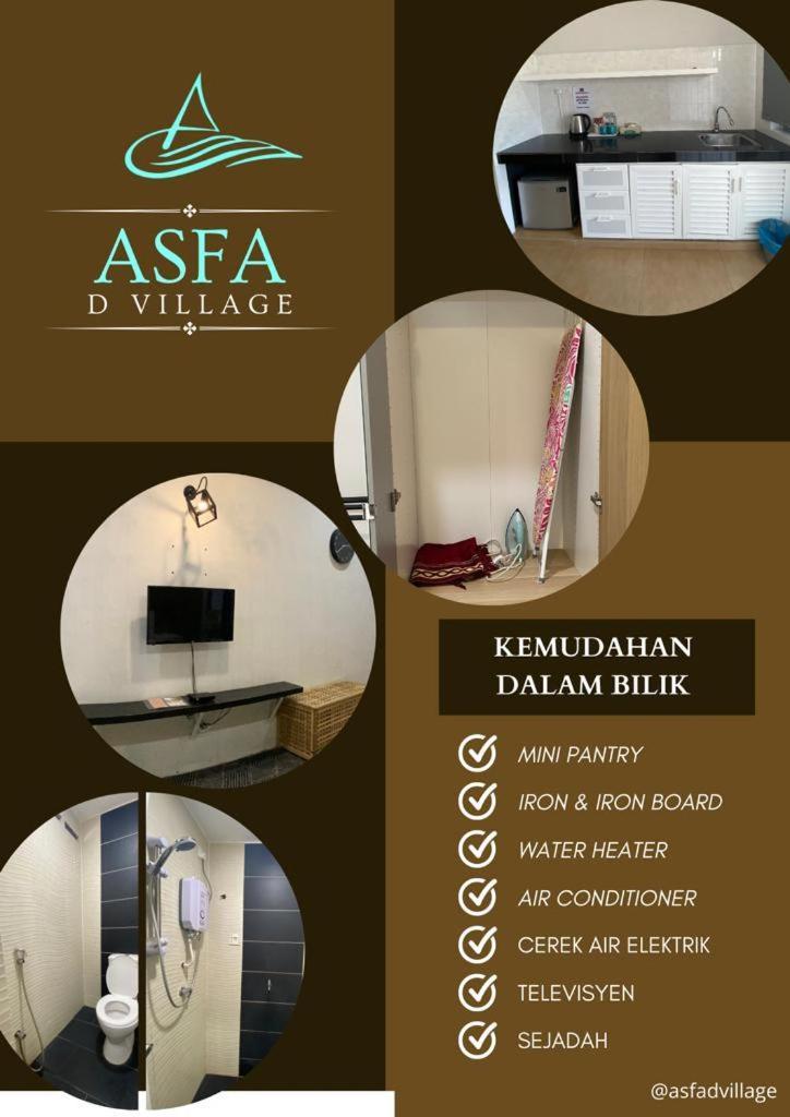 Asfa D Village - Resort - Homestay - Family Room Kemasik 외부 사진